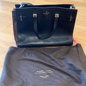 Black and Brown Kate Spade Bag